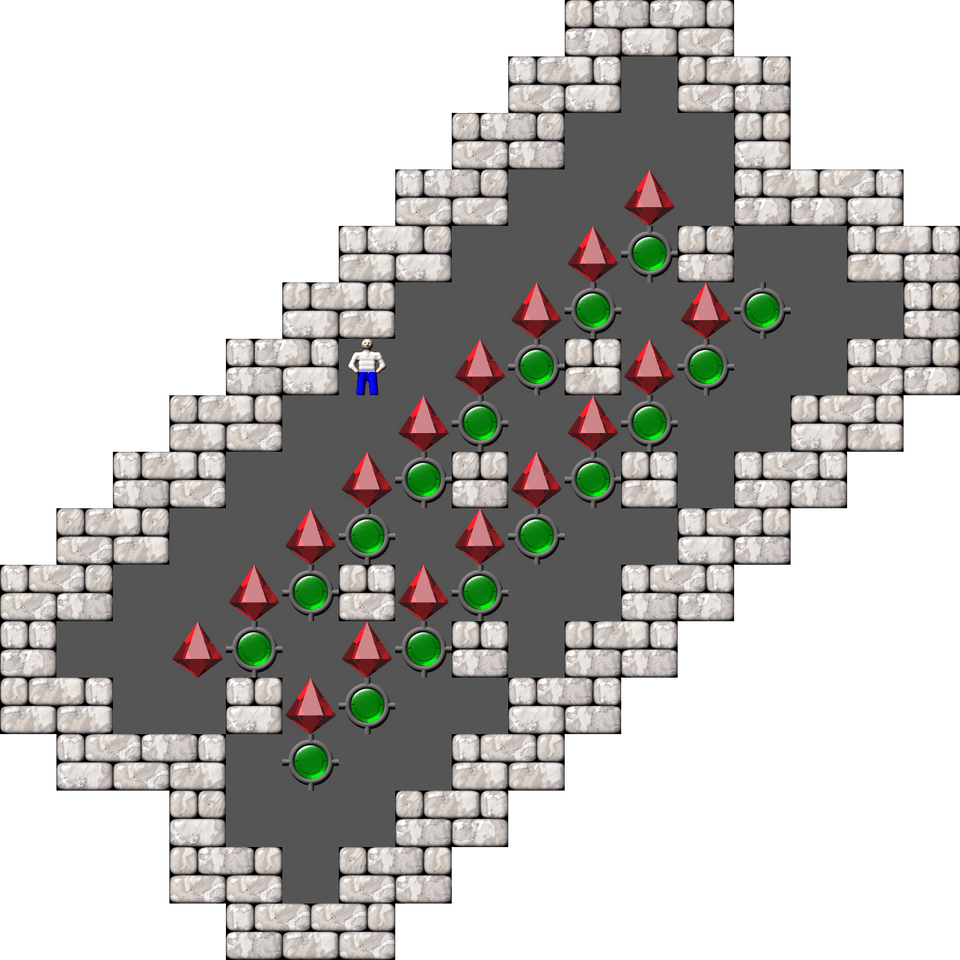 Sokoban Secundus gradus ad Olympo level 41